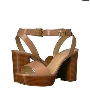 Micheals Kors Leonora Ankle Strap Platform Sandal
